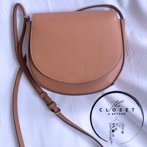 A New Day Brown Crossbody saddle Bag